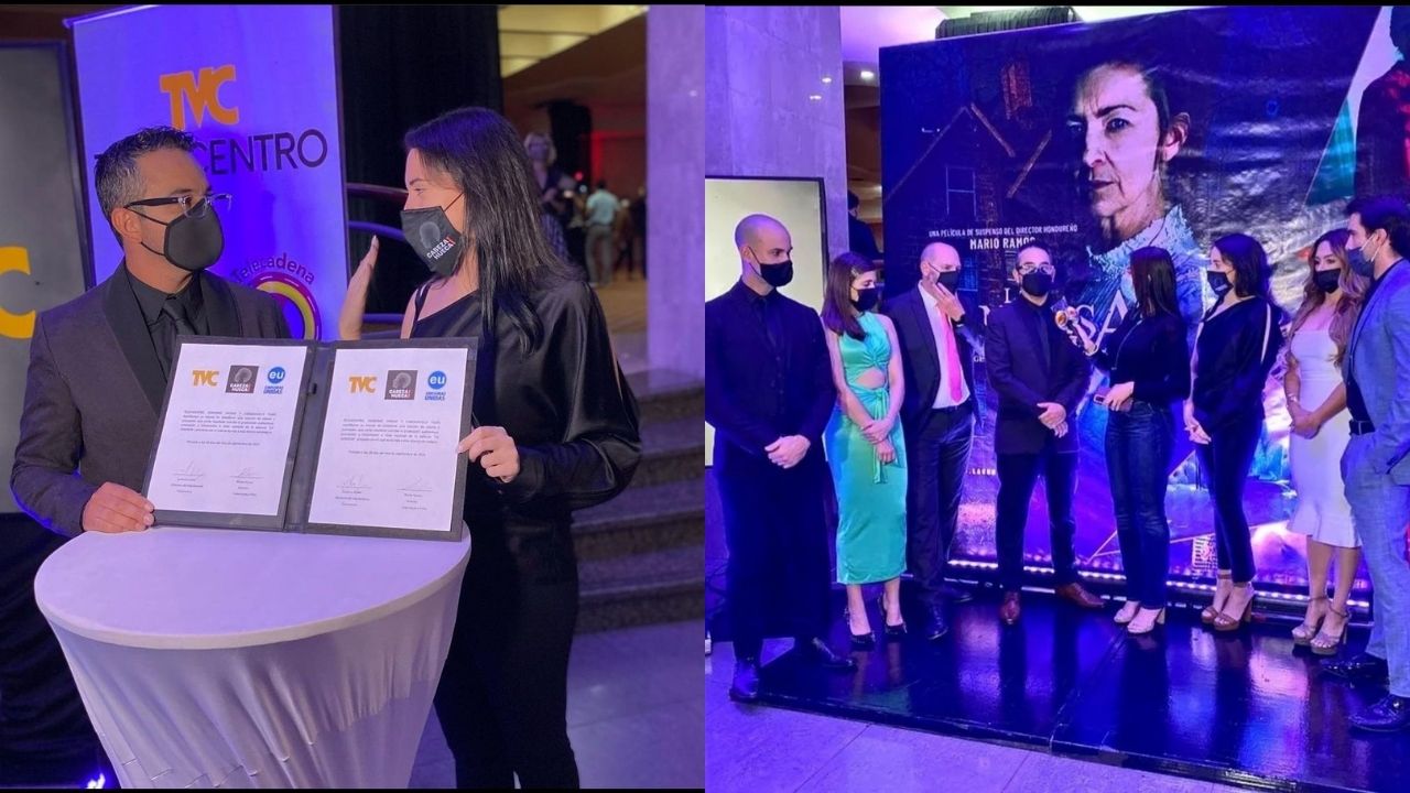Imagen de Televicentro y Emisoras Unidas siguen apoyando el talento catracho firmando convenio con productores de la película 'La Condesa'