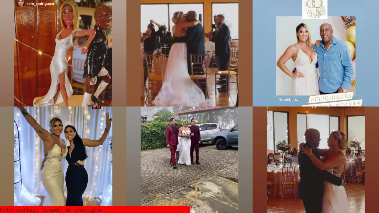 Imagen Principal de Nota: Ingrid Solís y el exentrenador de Honduras, Hernán Medford, se casan en Costa Rica, mira aquí las fotos