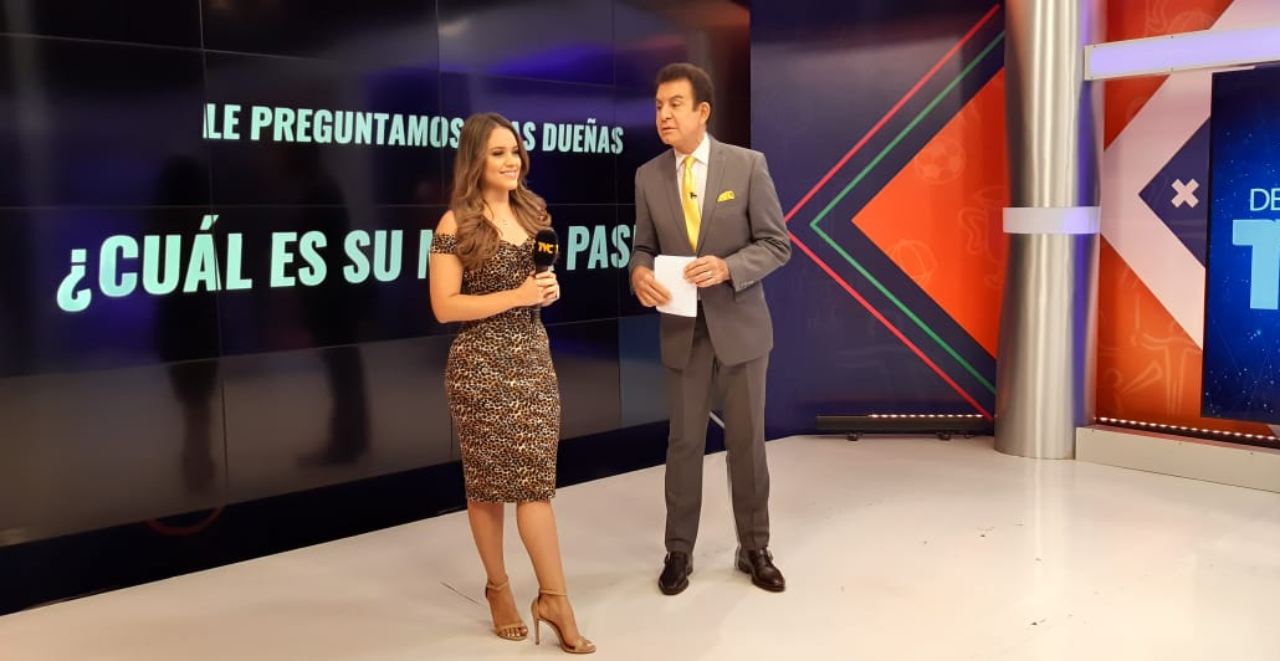 Imagen de Erika Williams se confiesa con Salvador Nasralla en 5 Deportivo, ¿cuántos idiomas habla?