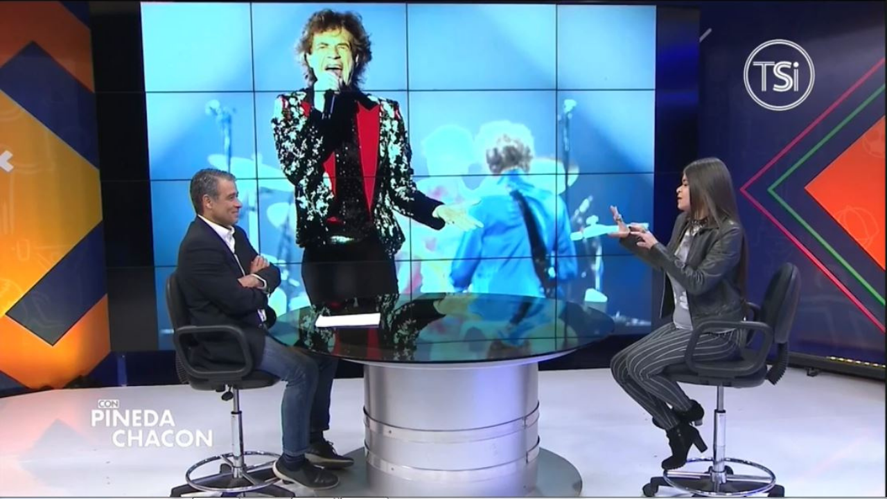 Imagen Principal de Nota: Con Pineda Chacón: Mirna María Barahona revela que conversó con Mick Jagger ¿Qué le dijo la leyenda del rock?