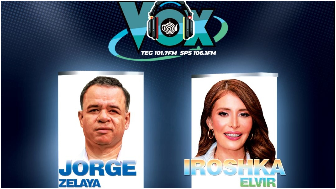 Imagen Principal de Nota: Hoy en el Facebook Live de Entrevistas con Vox: Jorge Zelaya e Iroshka Elvir