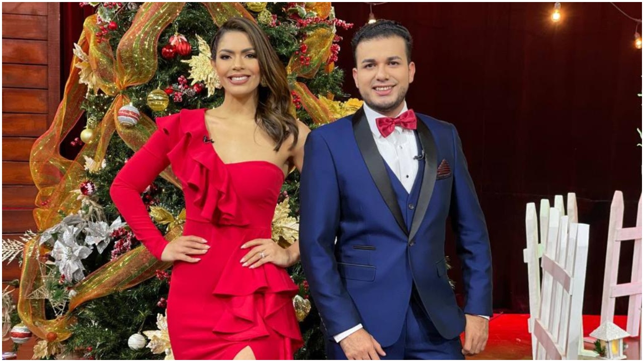 Imagen de ¡Celebremos! Llegó la navidad: Así lucieron Loren Mercadal y Darío Bonilla en nuestro especial