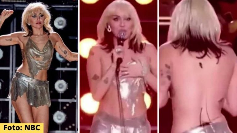 Imagen Principal de Nota: Miley Cyrus casi se queda desnuda en show de fin de año