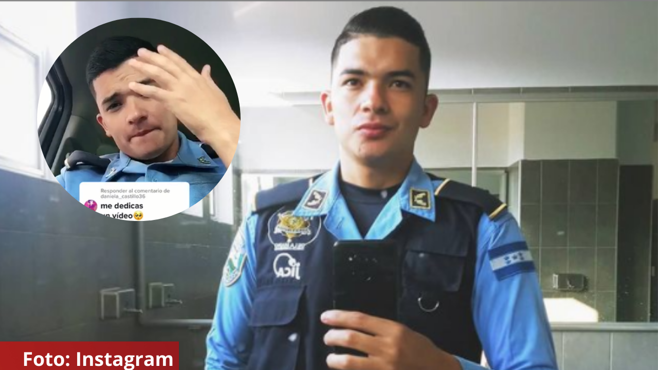 Imagen de '¡Ay Dios mío, arrésteme!' policía hondureño derrite corazones y enamora en TikTok