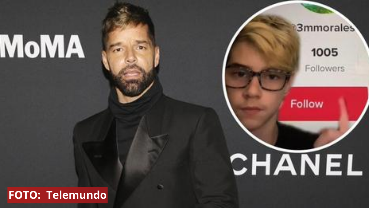 Imagen de Valentino, el hijo de Ricky Martin, que roba suspiros desde  TikTok