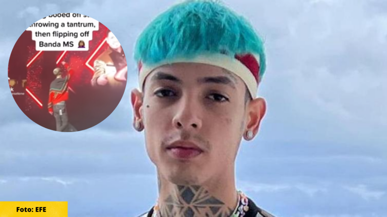 Imagen Principal de Nota: ¡Furioso! Natanael Cano es abucheado en pleno concierto y deja el escenario