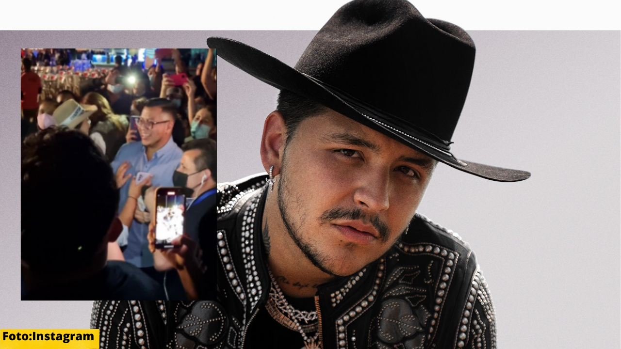 Imagen de ¡Video! Hondureño le pide matrimonio a su novia en pleno concierto de Christian Nodal