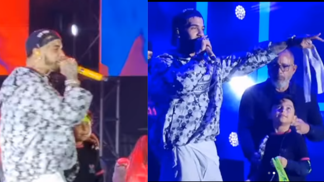 Imagen Principal de Nota: Niño hondureño cumple su sueño de conocer a Anuel AA, así reaccionó el cantante