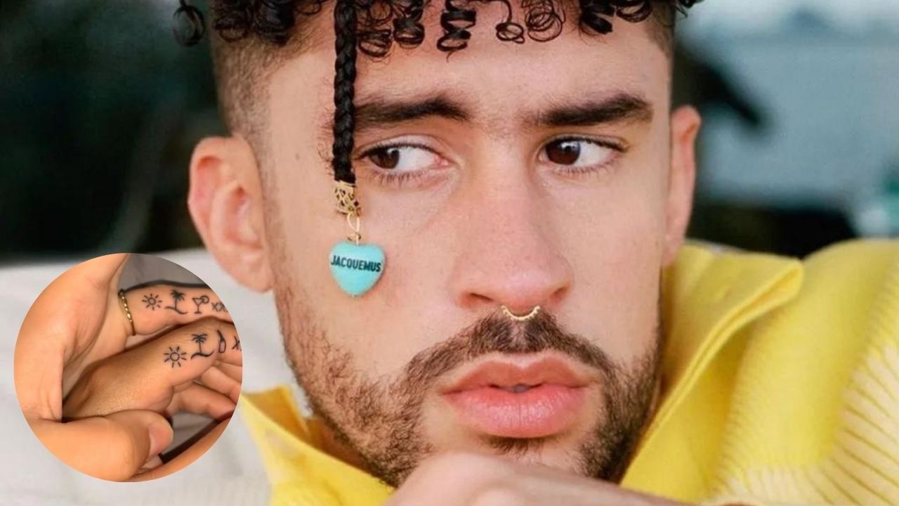 Imagen de ¿Para toda la vida? Enamorados se juran amor con tatuajes referentes a canción de Bad Bunny
