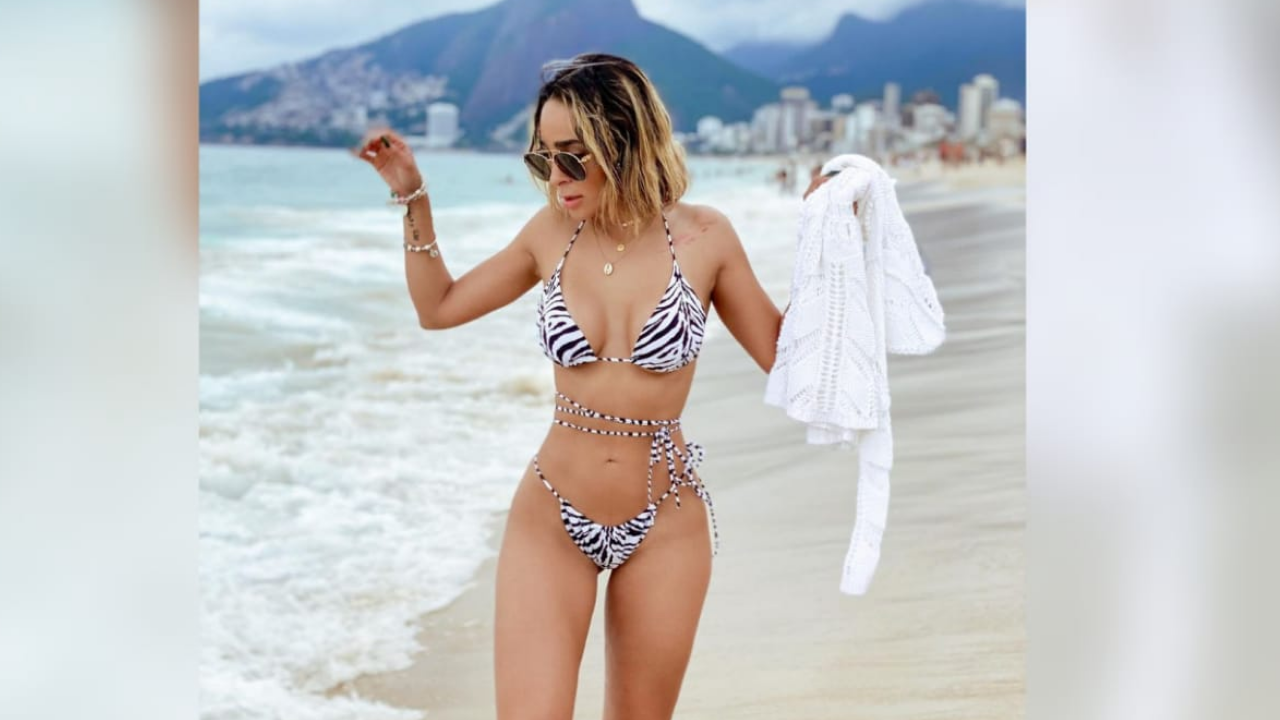 Imagen de Manelyk González eleva la temperatura con fotos en traje de baño