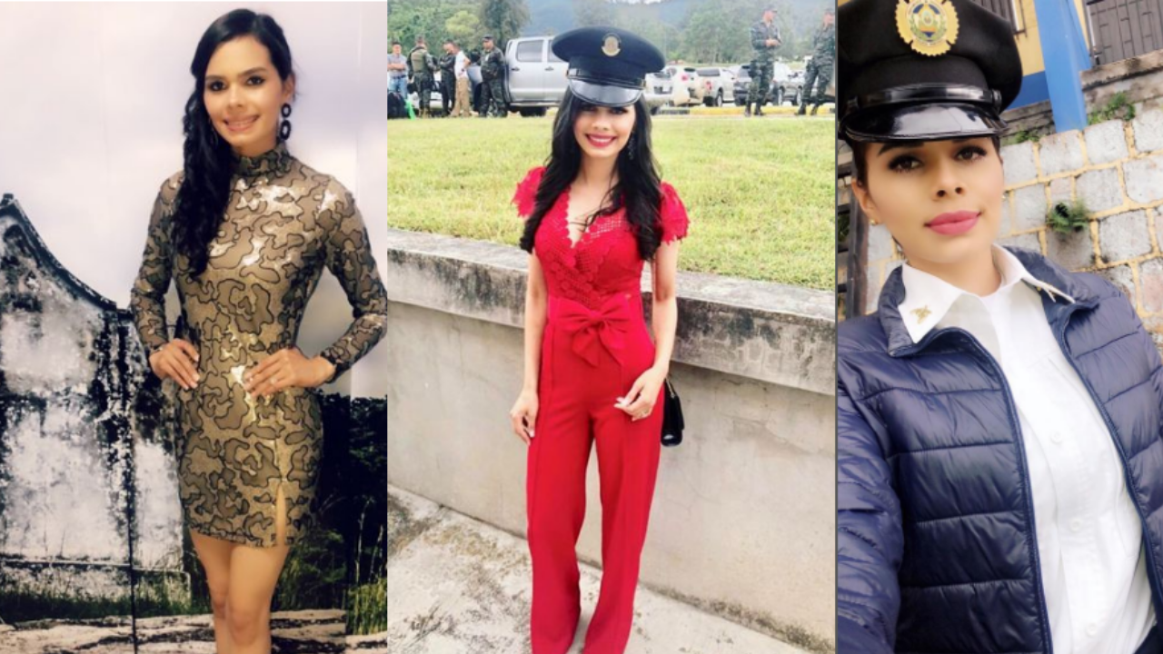 Imagen de Marsela Flores, la sexy policía hondureña que está cautivando las redes