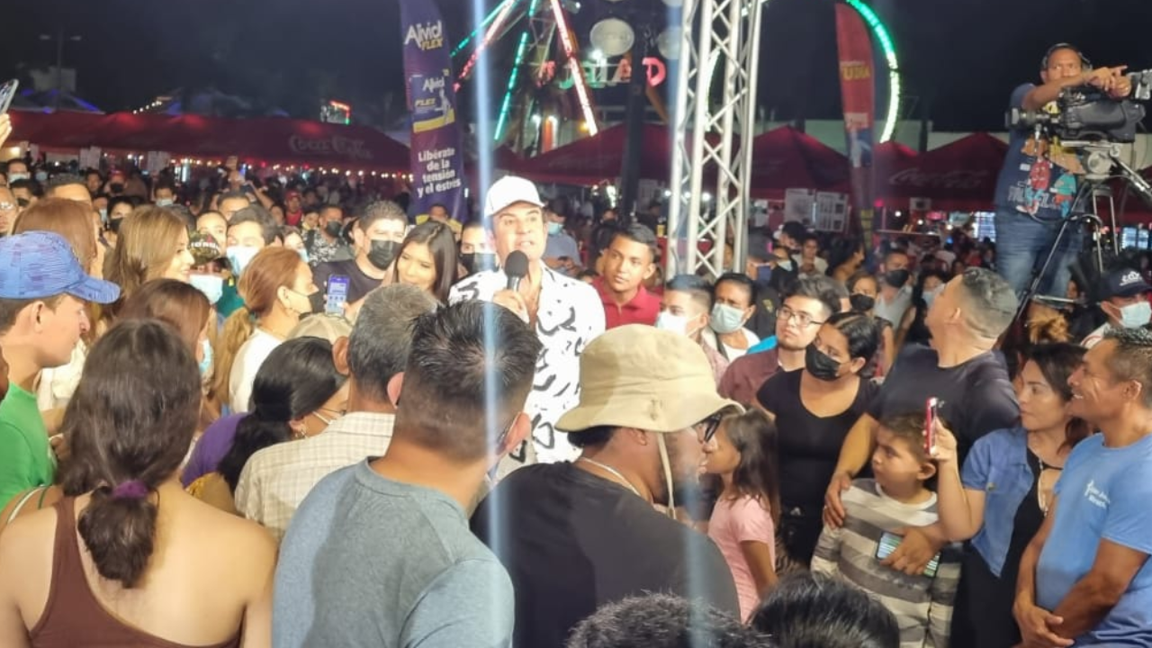 Imagen de X -0 Da Dinero presente en el Chonguengue  de la Feria Juniana de San Pedro Sula
