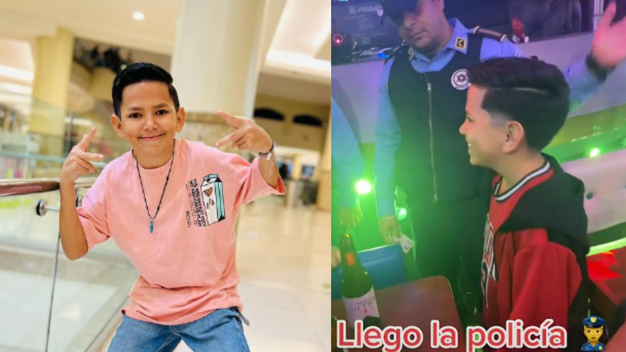 Imagen de Policía confunde al 'Morris' con un niño en discoteca, así reaccionó el agente al ver su identificación