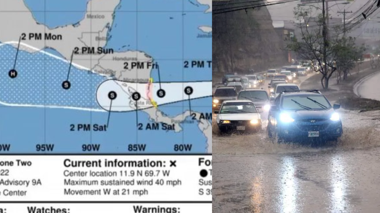 Imagen Principal de Nota: Bandas de sistema tropical dejará fuertes lluvias en Honduras a partir de este jueves 30 de junio