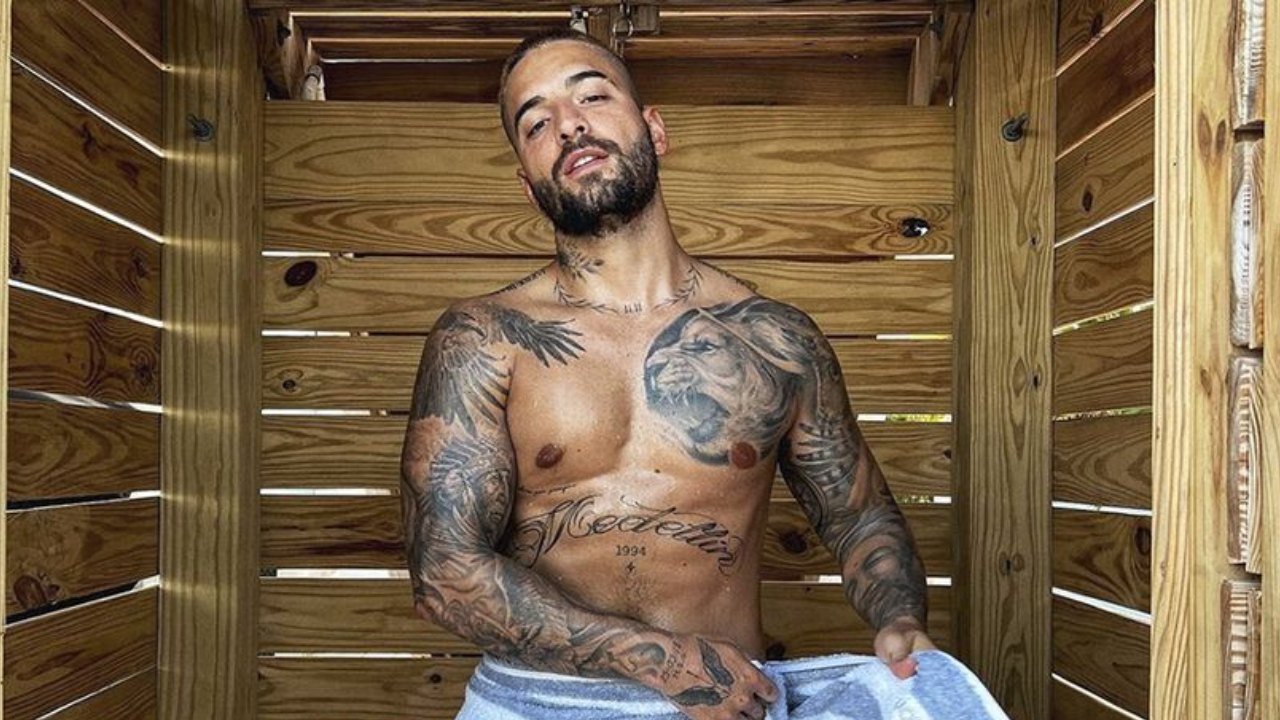 Imagen de La atrevida foto de Maluma junto a una misteriosa mujer