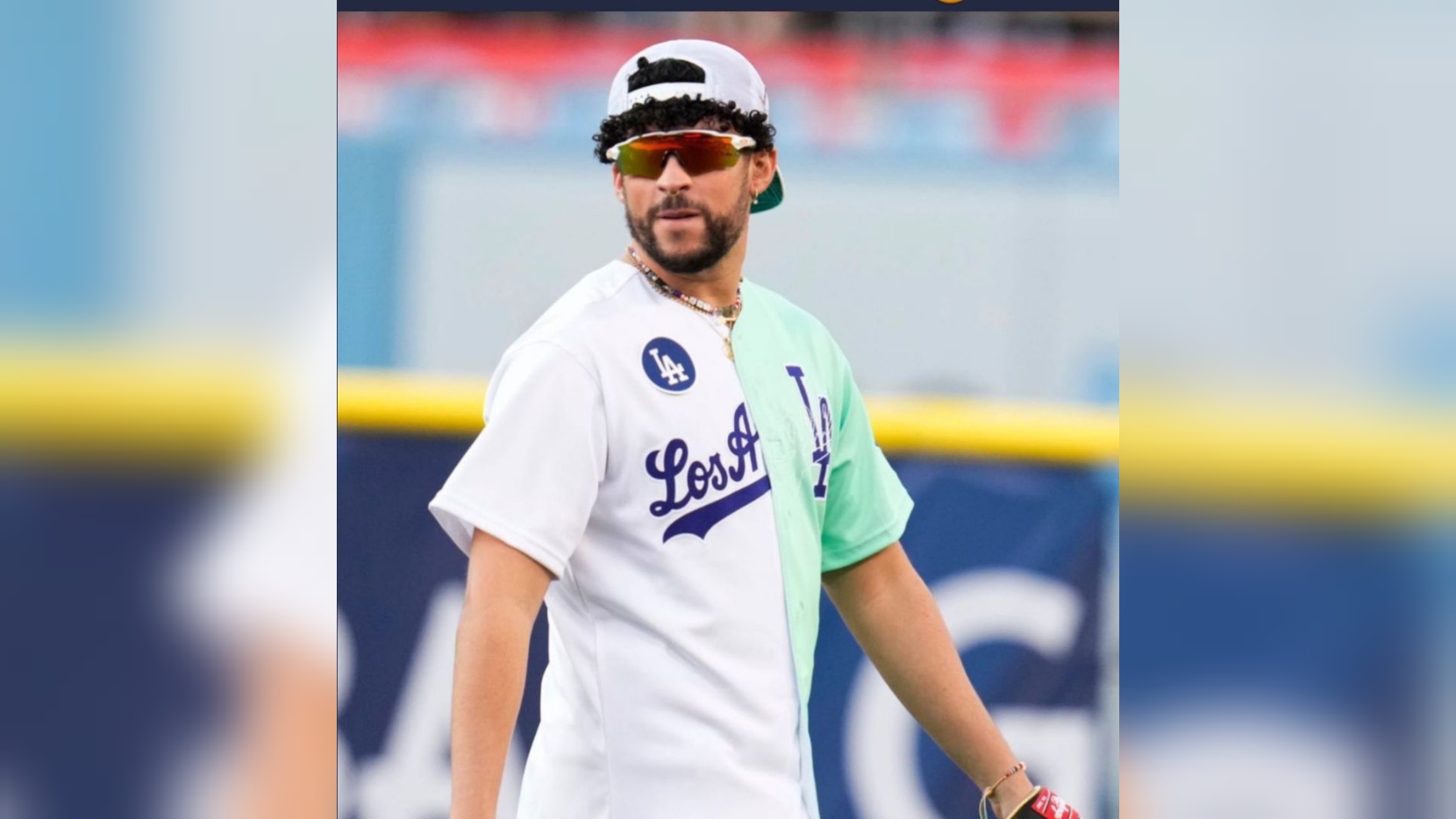 Imagen Principal de Nota: Bab Bunny se lleva los aplausos en juego de celebridades de la MLB