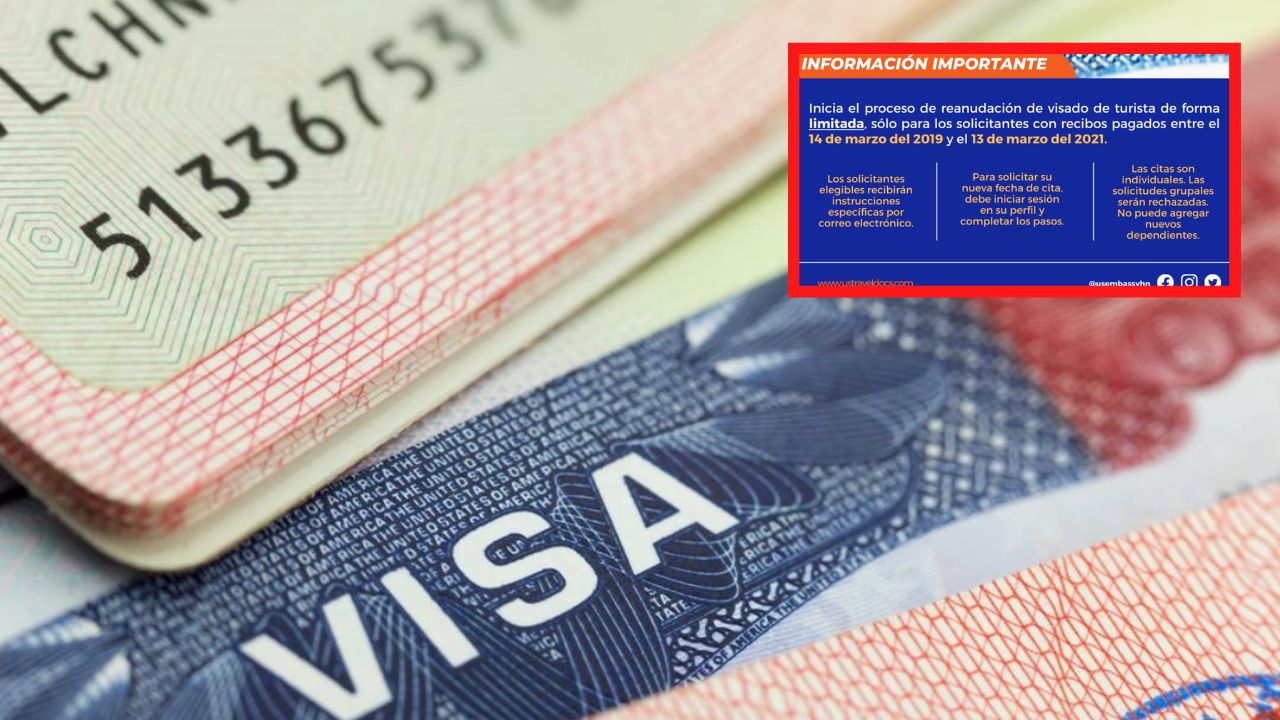 Imagen Principal de Nota: Embajada anuncia reprogramación de citas para solicitar visa de turista, ¿quiénes aplican?