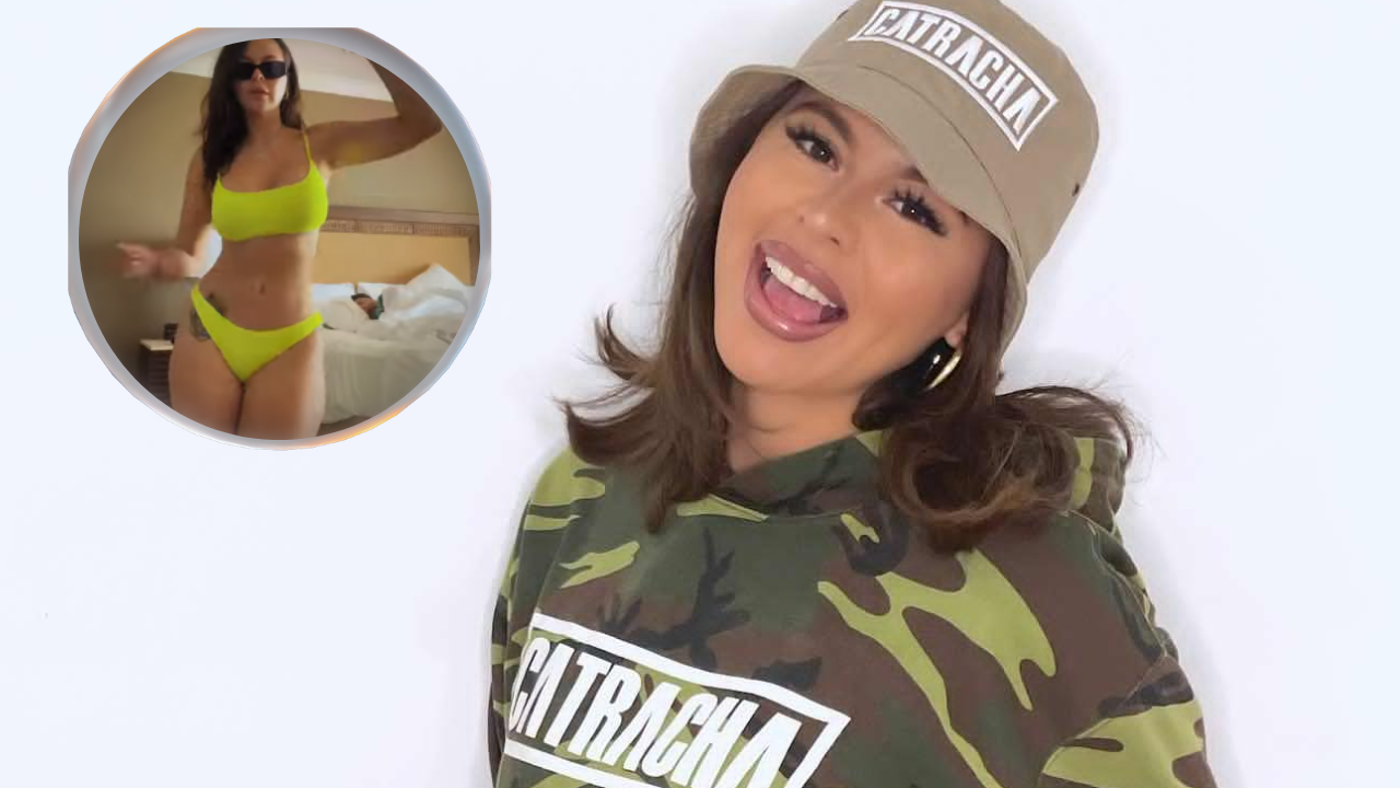 Imagen de Lipstickfables cautiva en redes al mover sus caderas en traje de baño a ritmo de punta