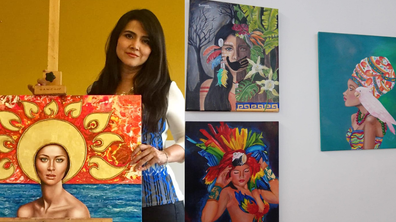 Imagen de Alumnos de la Academia de Arte de Keyla Morel mostraron su talento en la expo ‘Honduras, corazón de América’