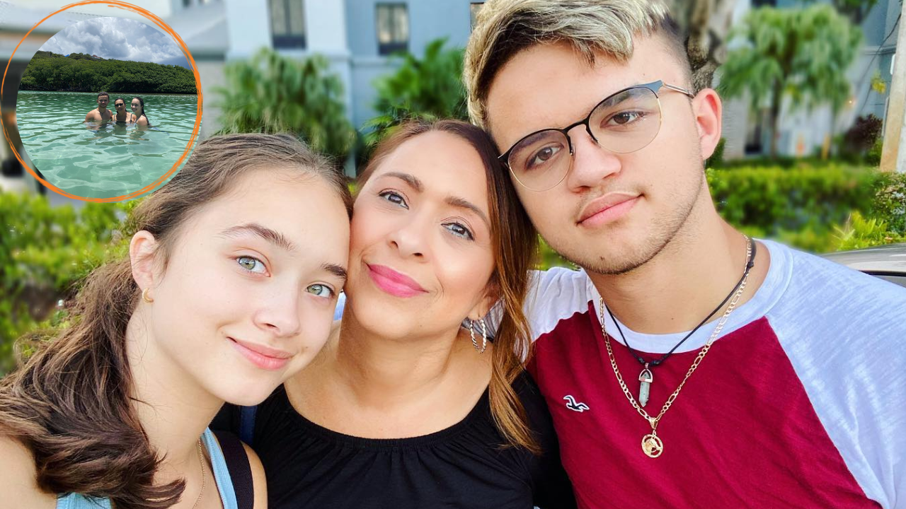 Imagen Principal de Nota: Neida Sandoval y sus hijos disfrutan de las bellas playas de Roatán, Islas de la Bahía