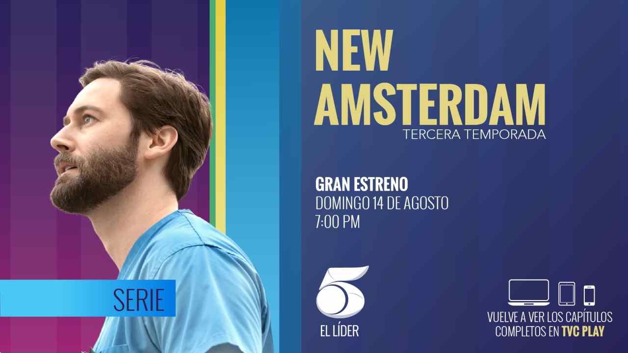 Imagen de ¡No te pierdas el estreno de la tercera temporada de New Amsterdam!