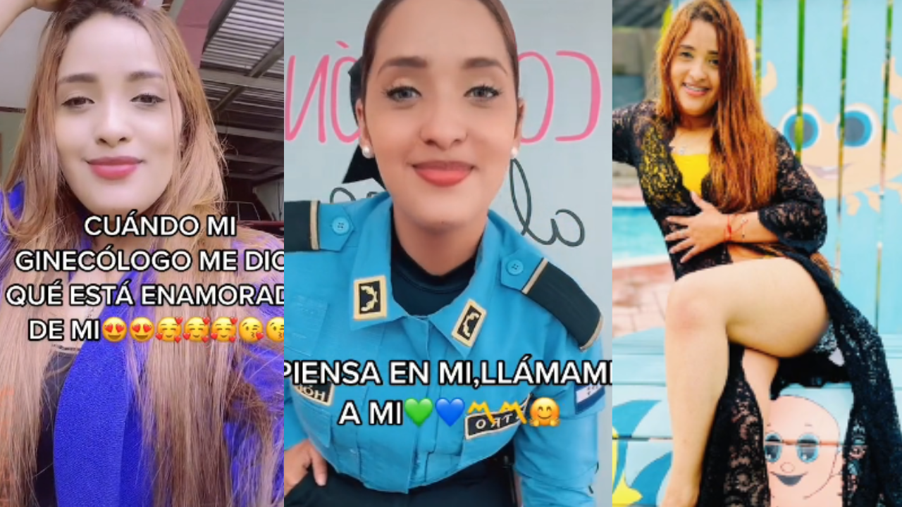 Imagen Principal de Nota: Hondureñas uniformadas siguen conquistando TikTok, conoce a la agente Meylin Miralda