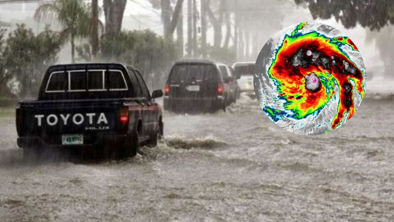 Imagen Principal de Nota: Lluvias se intensifican en estos departamentos de Honduras producto del huracán Ian que alcanza la categoría 4