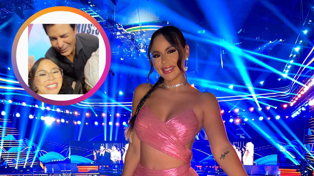 Imagen Principal de Nota: Así reaccionó la hondureña Lipstickfables al tener de frente a Chayanne