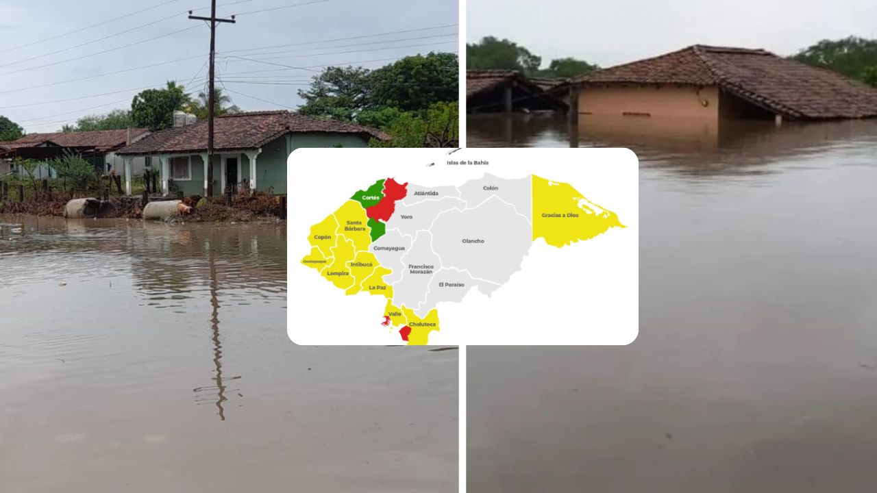 Imagen Principal de Nota: Estos municipios de Honduras seguirán bajo alerta roja ante riesgos por lluvias
