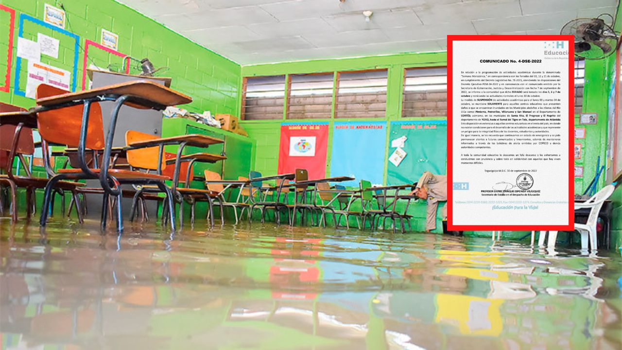 Imagen Principal de Nota: Estos son los lugares en los que no habrá clases lunes y martes previo al feriado morazánico