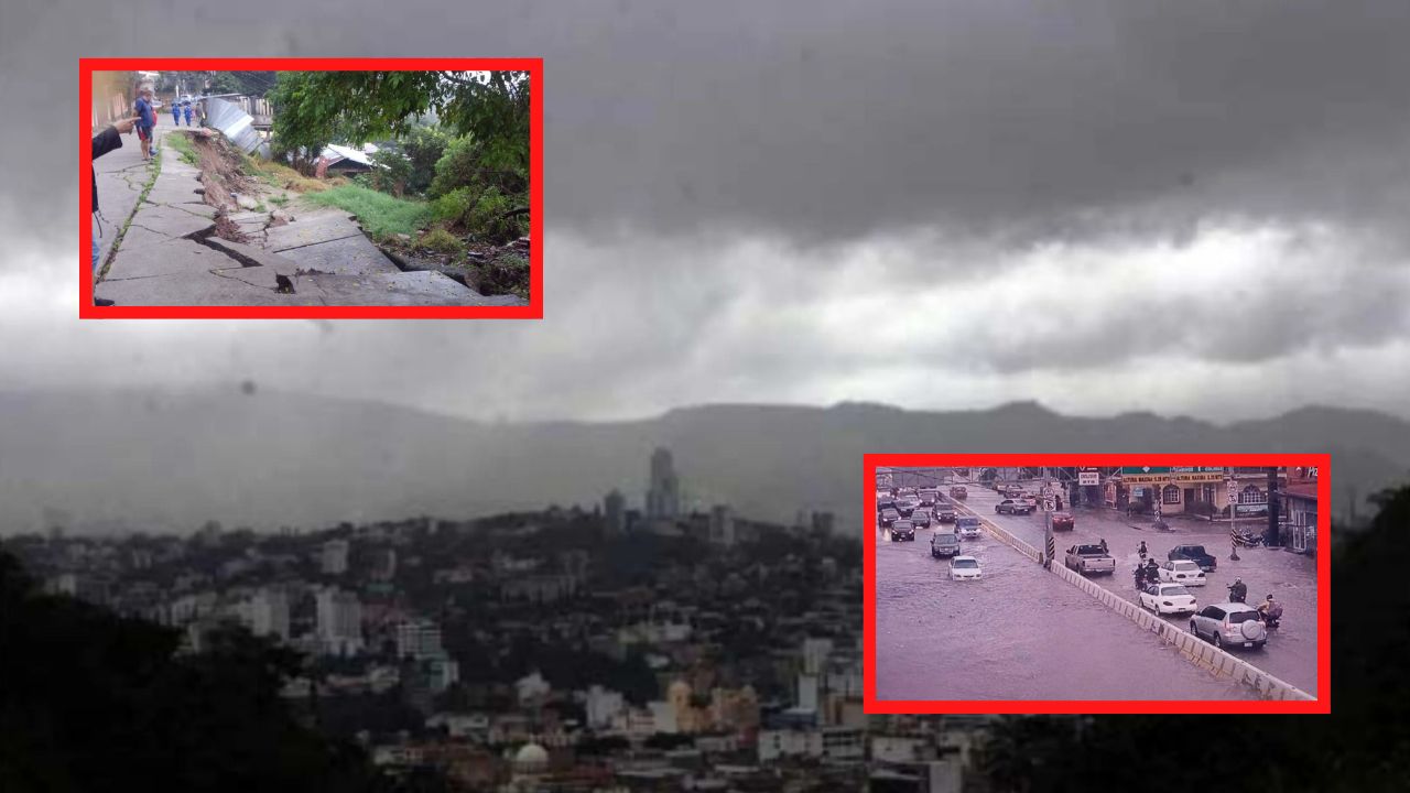 Imagen Principal de Nota: Estas son las 10 colonias del Distrito Central con mayor riesgo ante Julia y otras tormentas