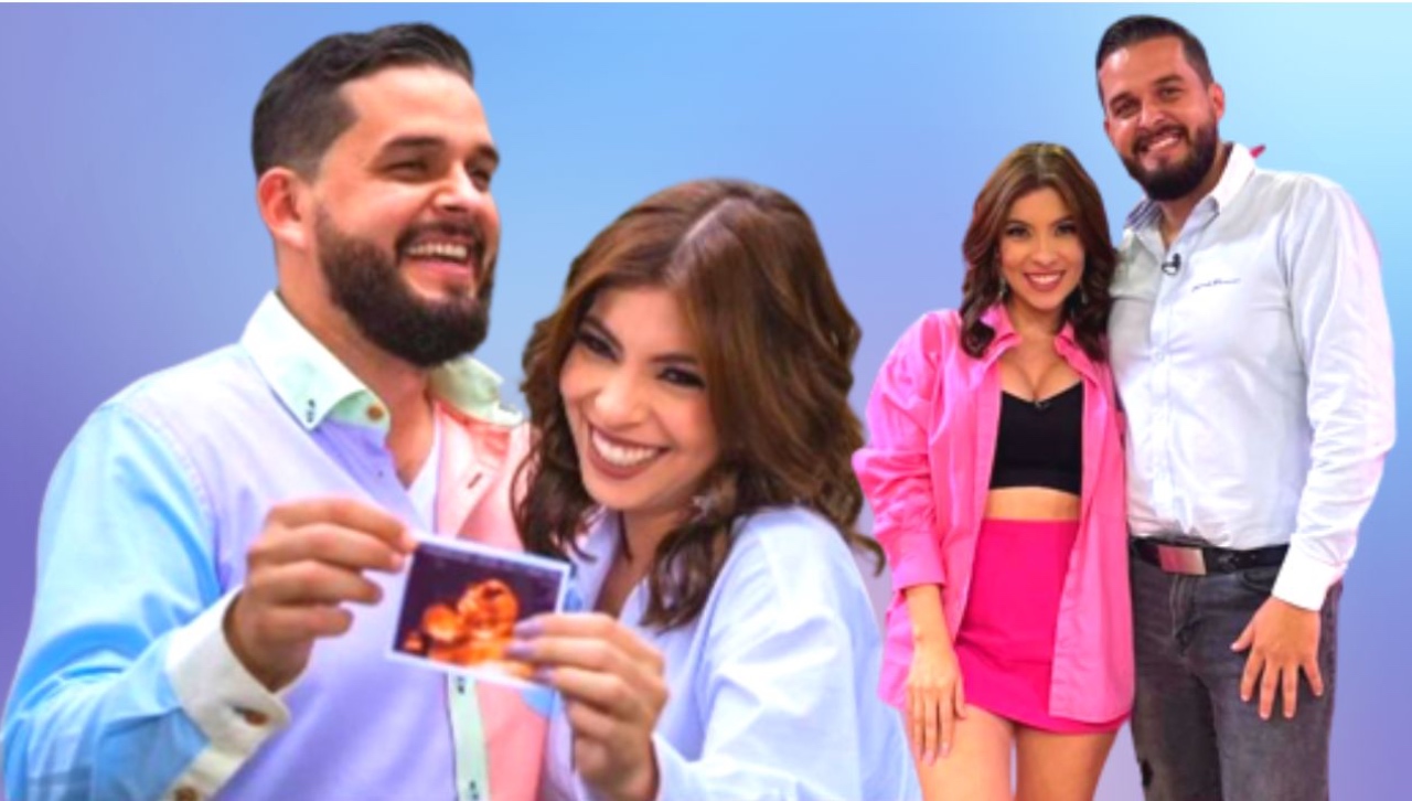 Imagen de Así reaccionó Laura Meza y su novio al saber que astrólogo predijo la llegada de su bebé