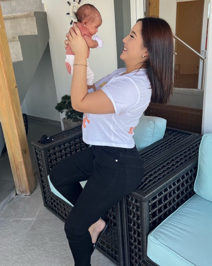 Carla Cubas bebé