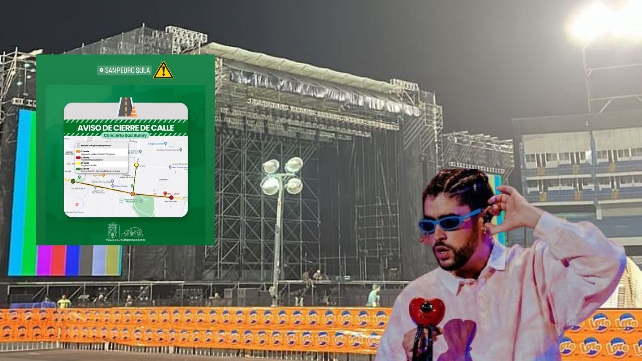 Imagen Principal de Nota: Conozca qué calles están cerradas en SPS  por el concierto de Bad Bunny