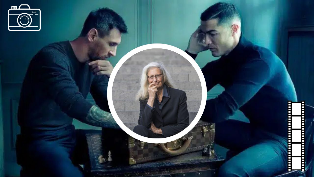 Imagen de Annie Leibovitz, la fotógrafa detrás de la viral instantánea de Messi y CR7