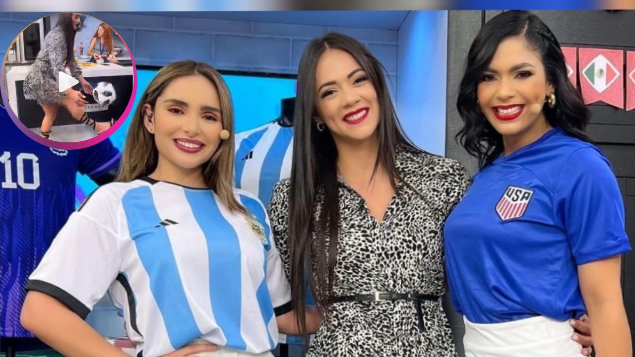 Imagen Principal de Nota: Isabel Zambrano reta a Loren, Laura y Samantha a levantar el balón en tacones