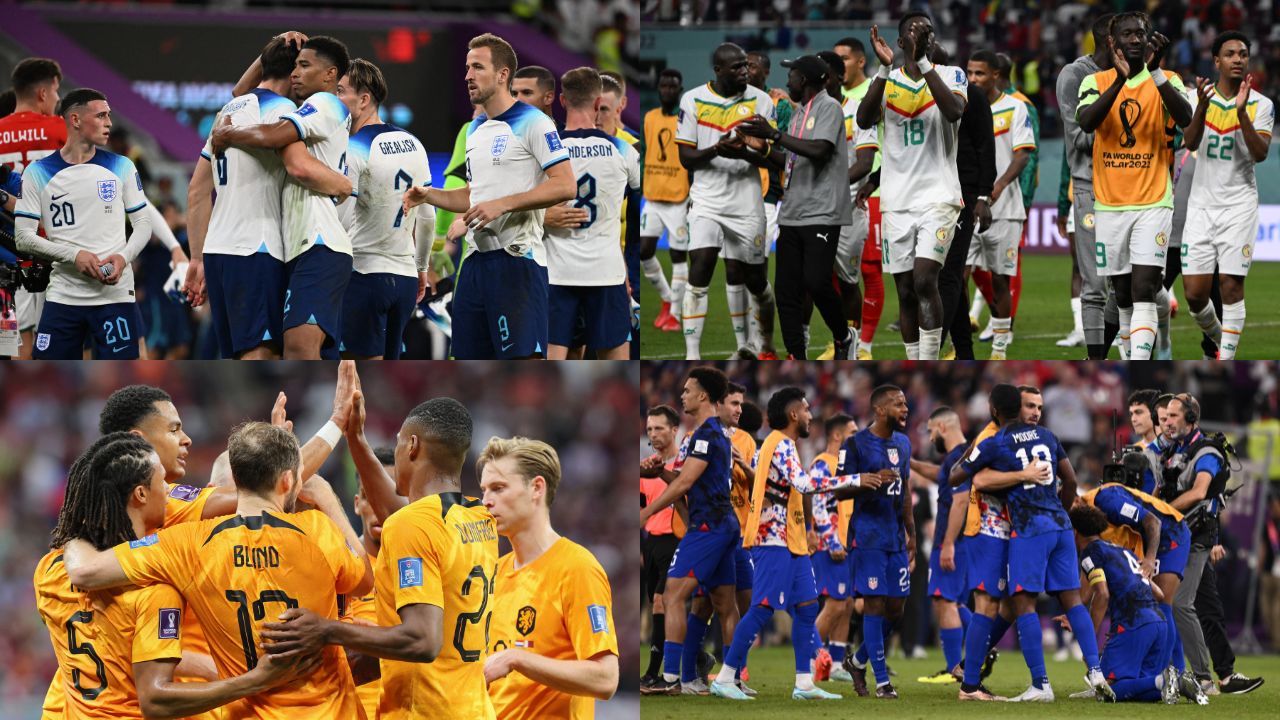Imagen Principal de Nota: Inglaterra - Senegal y Países Bajos - Estados Unidos en octavos de Qatar 2022