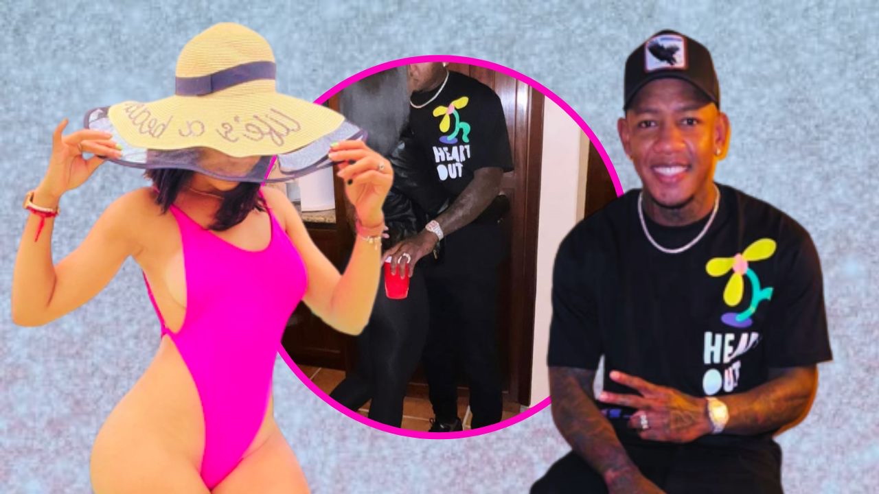 Imagen de Romell Quioto le da tremendo beso a su novia y muestra sus dotes como cantante