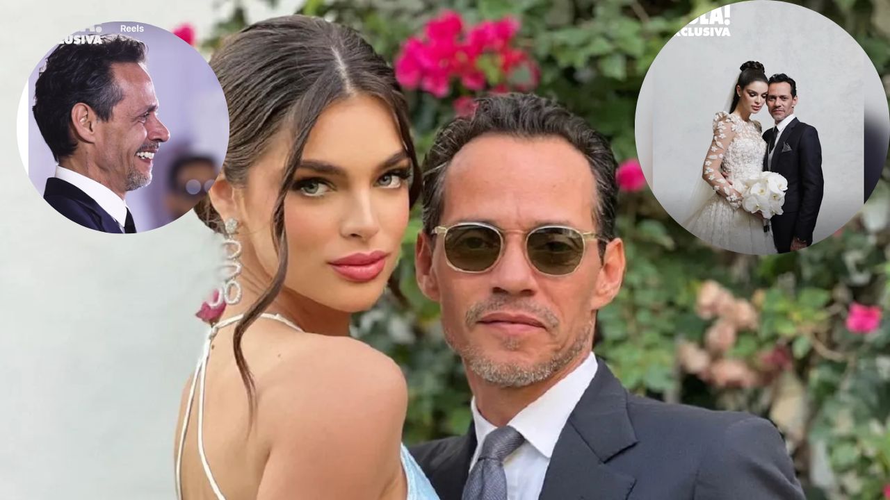 Imagen de Las primeras imágenes oficiales de la boda de Marc Anthony con Nadia Ferreira
