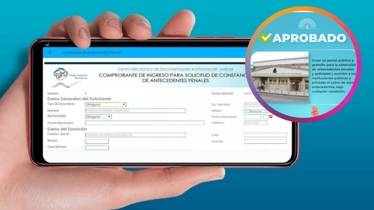 Imagen Principal de Nota: Hondureños de esta edad no pagarán por la hoja de antecedentes penales y policiales