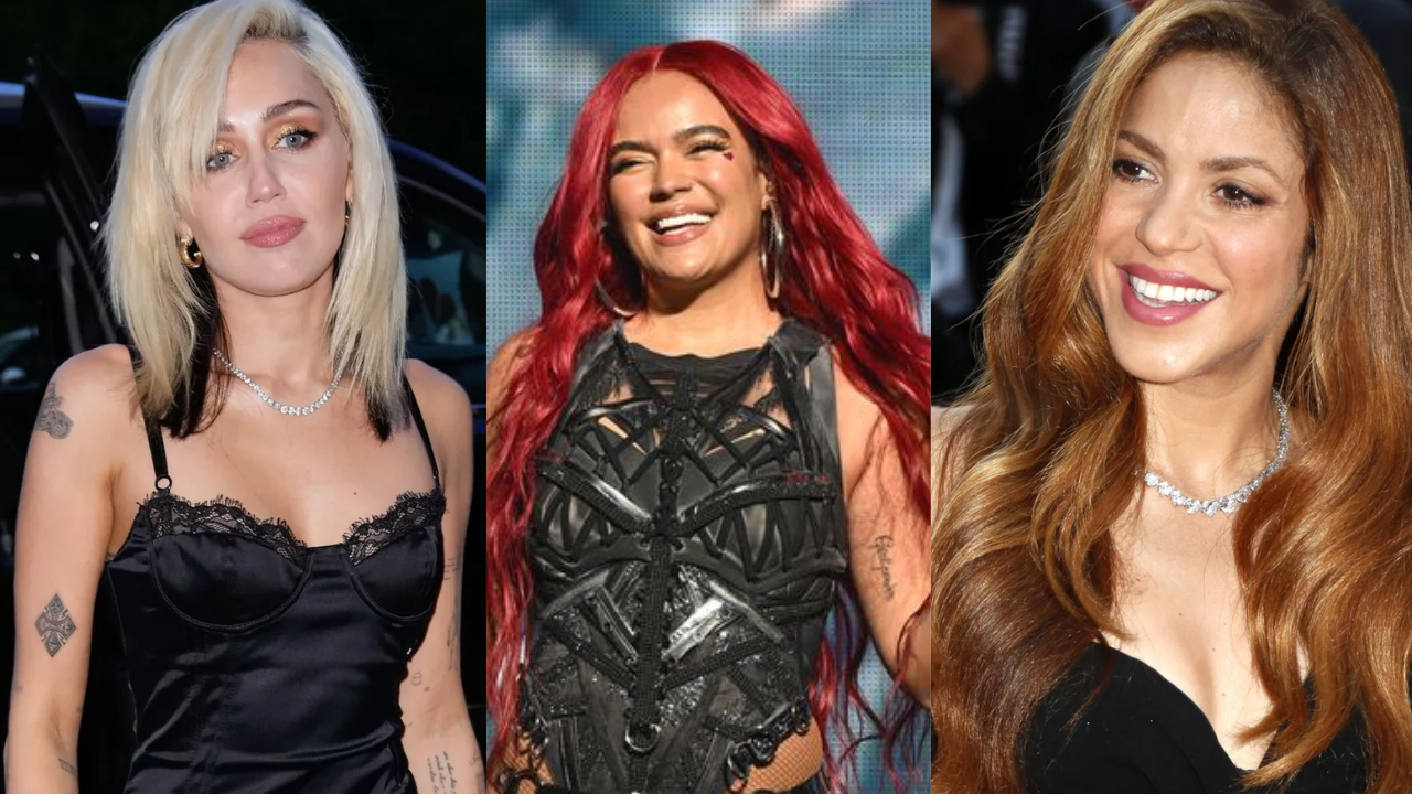 Imagen Principal de Nota: Shakira, Karol G, Rosalía, Miley Cyrus entre las cantantes que le han dedicado canciones a sus exparejas