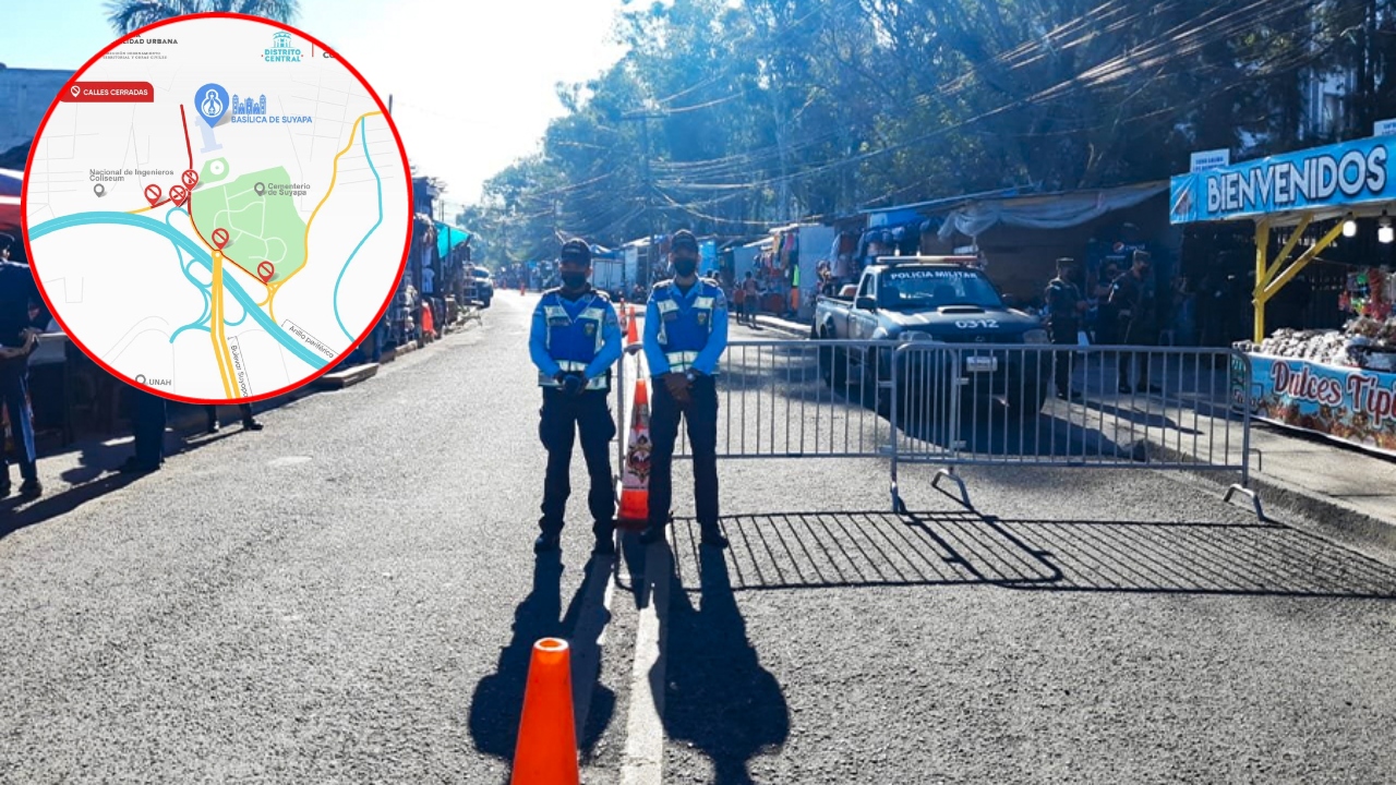 Imagen Principal de Nota: ¡Atención! Estas calles estarán cerradas por la Alborada a la virgen de Suyapa en Tegucigalpa
