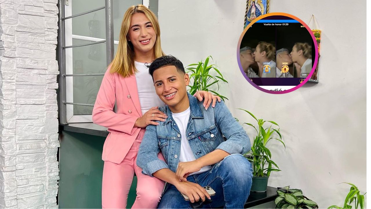 Imagen Principal de Nota: Con tremendo beso, ‘La Bicha Catracha’ confirma noviazgo con Daniel López