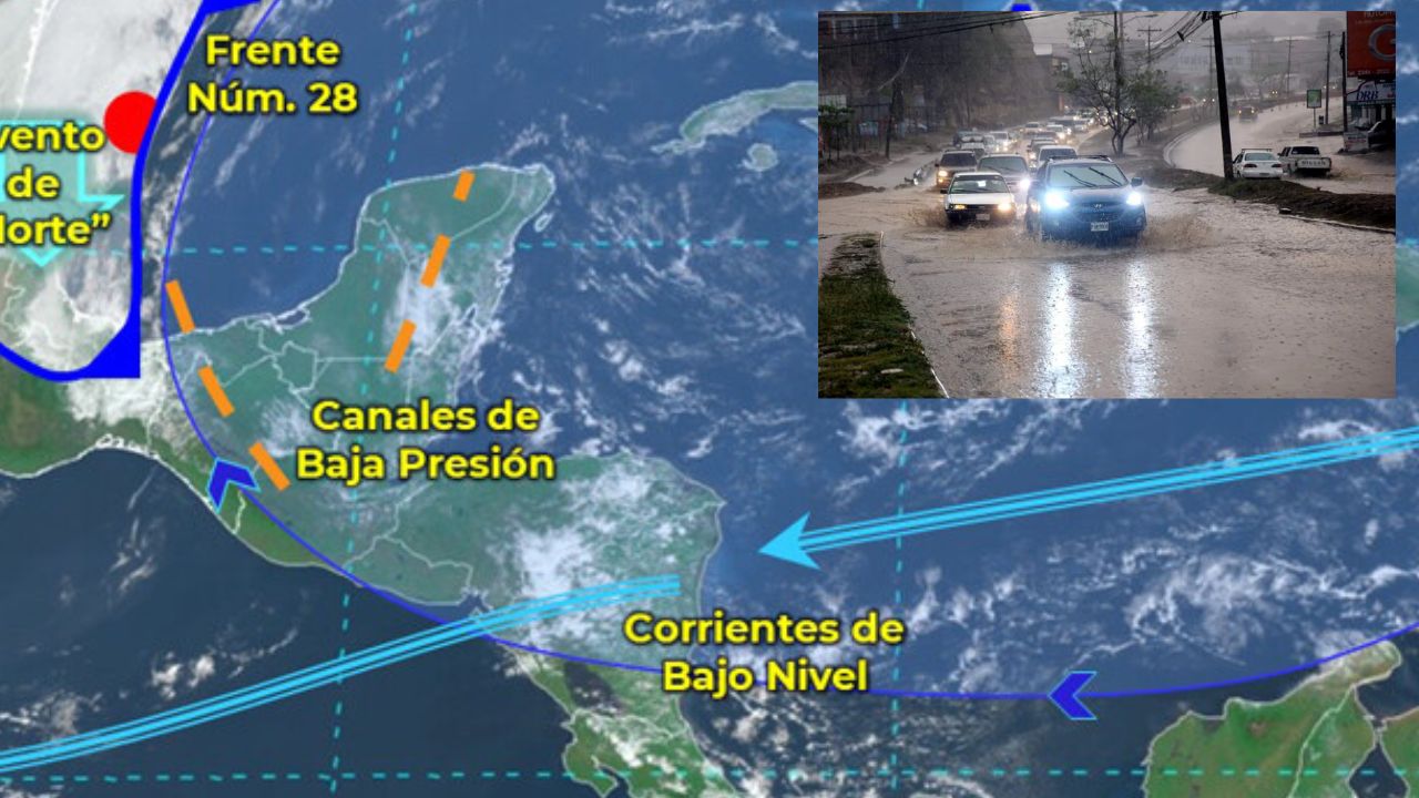 Imagen Principal de Nota: Frente frío y transporte de humedad dejará lluvias en varias regiones de Honduras