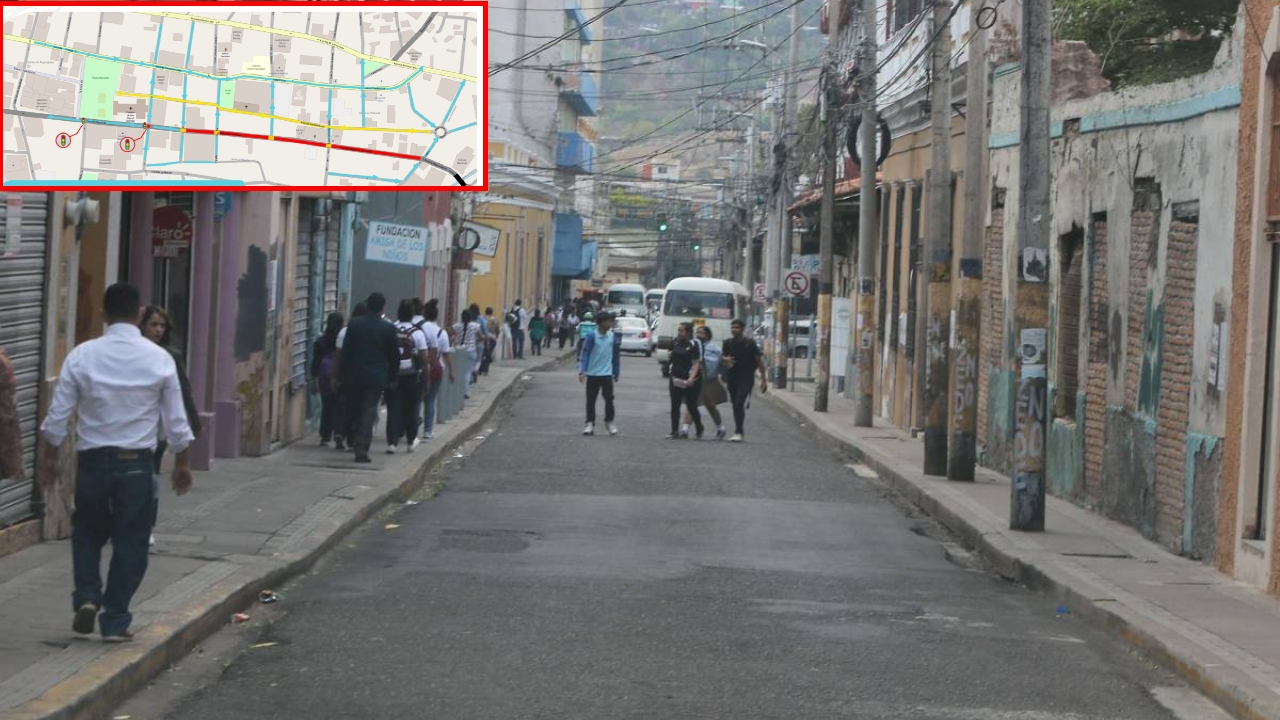 Imagen Principal de Nota: ¡Atención! Anuncian cierre temporal de la Avenida Cervantes en el centro de Tegucigalpa