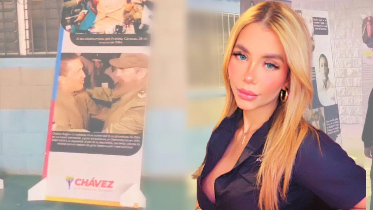 Imagen Principal de Nota: ‘¿Qué carajo es esto?’: Jennifer Fúnes sobre banners de Hugo Chávez en el Chochi Sosa