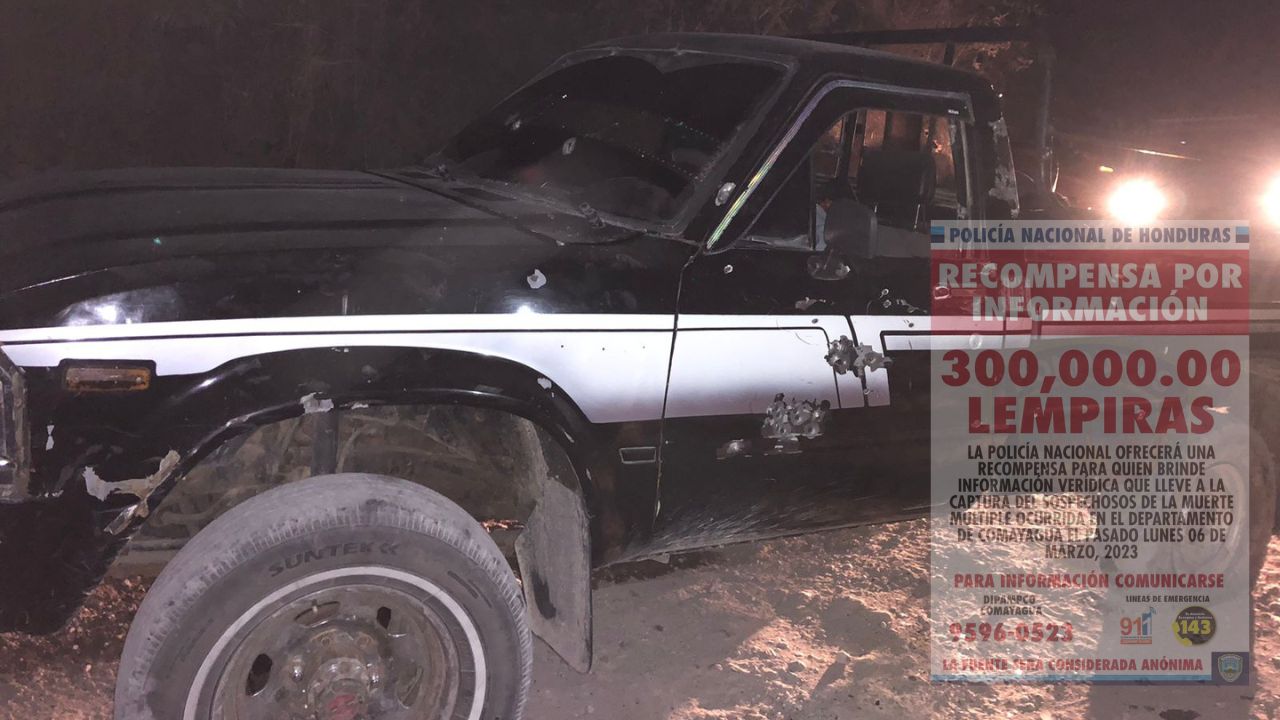 Imagen de Esta es la recompensa que ofrecen por información de autores de masacre en Comayagua