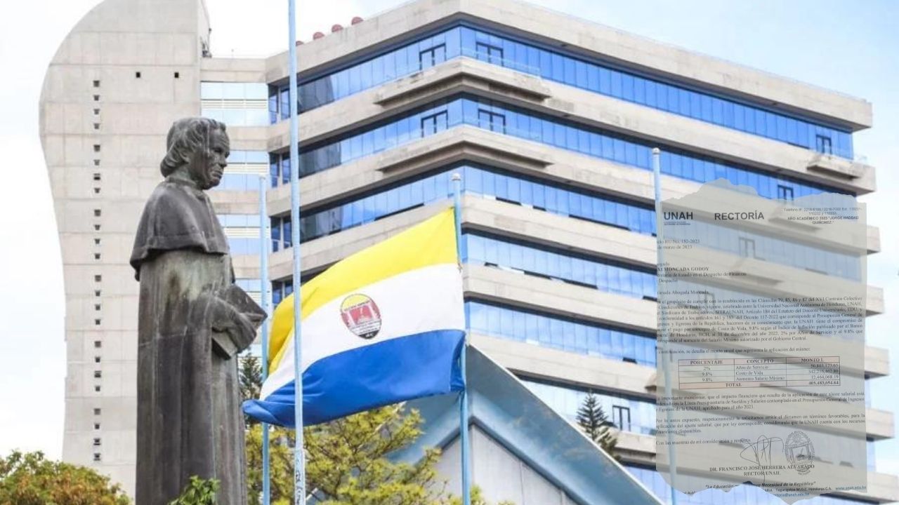 Imagen Principal de Nota: Impacto del aumento salarial en la UNAH de L405 millones
