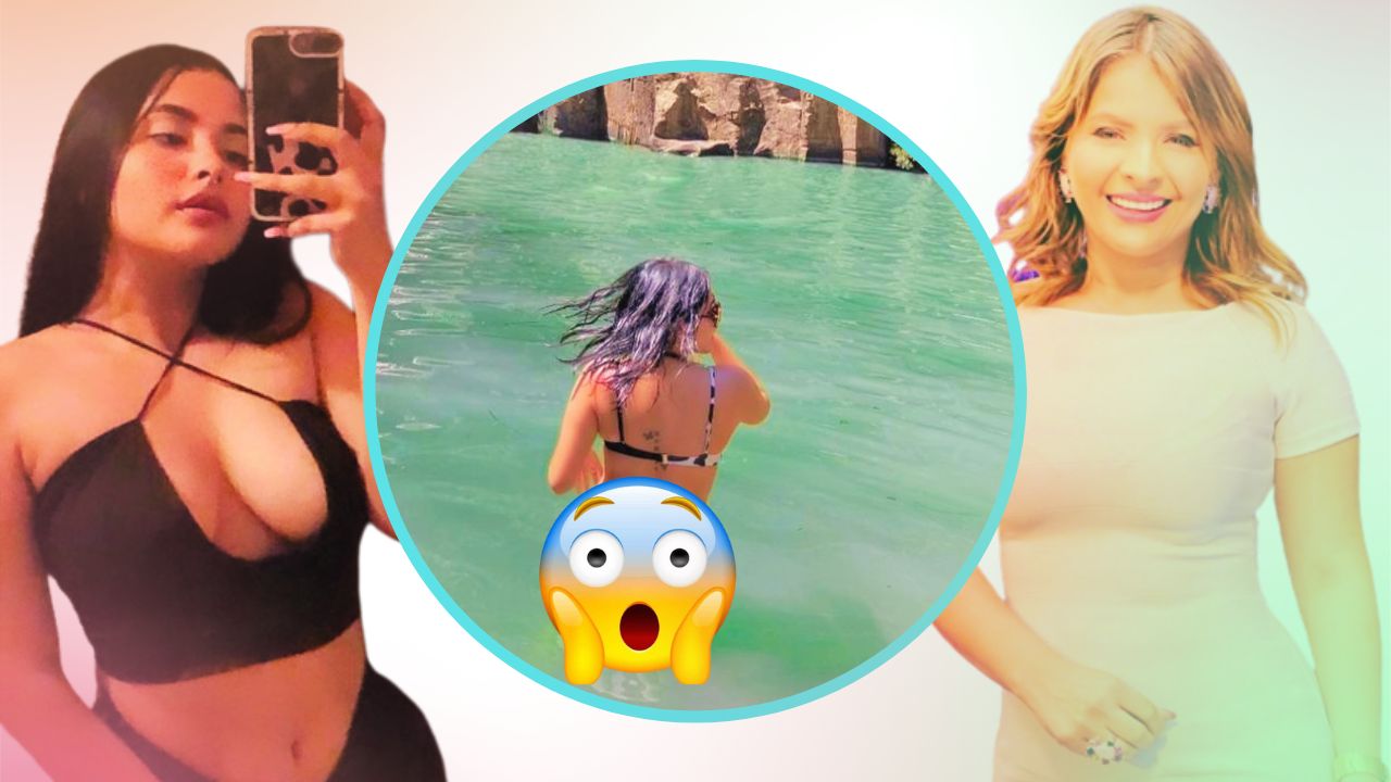 Imagen de Hija de Cristina Rodríguez presume su belleza natural en traje de baño