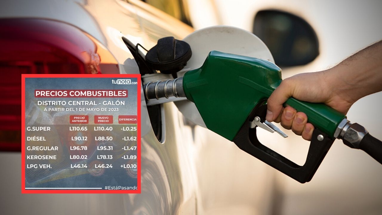 Imagen de Precios de combustibles bajarán casi L2 en la primera semana de mayo
